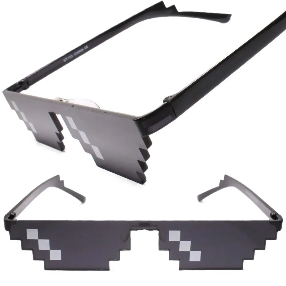 MLG Cool Thug Life Glasses Deal With It Meme Sunglasses Eyewear Mens Womens